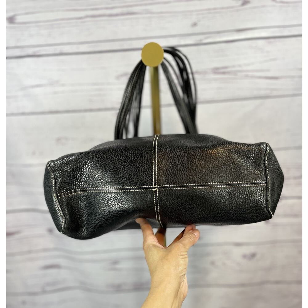 Kate Spade New York Black Pebbled Leather Multi Strap Tote Shoulder Bag - Picture 3 of 10